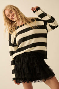 Dolled Up Lace and Mesh Tiered Ruffle Mini Skirt - ShopPromesa