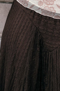 Just Divine Lace Drop-Waist Handkerchief Midi Skirt - ShopPromesa