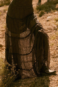 Dreaming of You Striped Lace Tiered Maxi Skirt - ShopPromesa