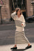 Promise the Label Striped Maxi Sweater Skirt - ShopPromesa