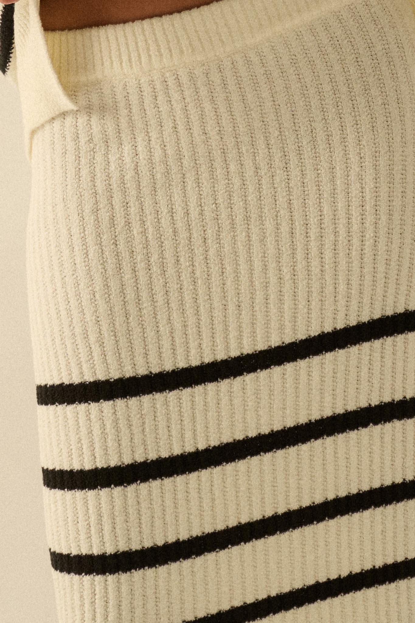 Promise the Label Striped Maxi Sweater Skirt - ShopPromesa