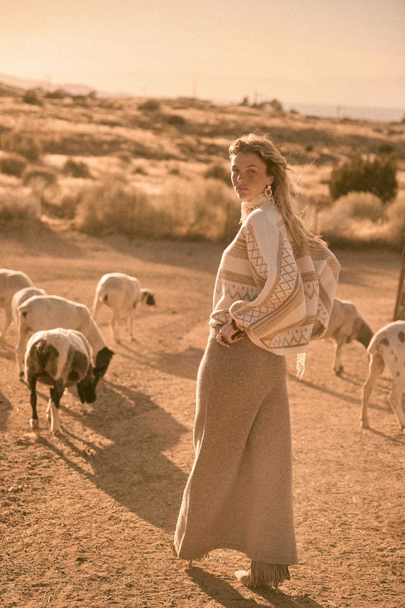 Softest Hour Solid Knit A-Line Maxi Sweater Skirt - ShopPromesa