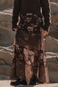 Pick Your Fancy Paisley and Floral Paneled Maxi Skirt - ShopPromesa