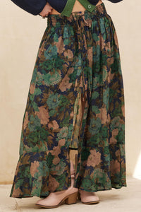 Pretty Potpourri Floral Button-Front Maxi Skirt - ShopPromesa