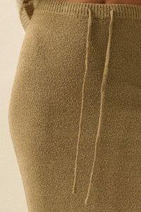 Promise the Label Textured Knit Sweater Midi Skirt - ShopPromesa