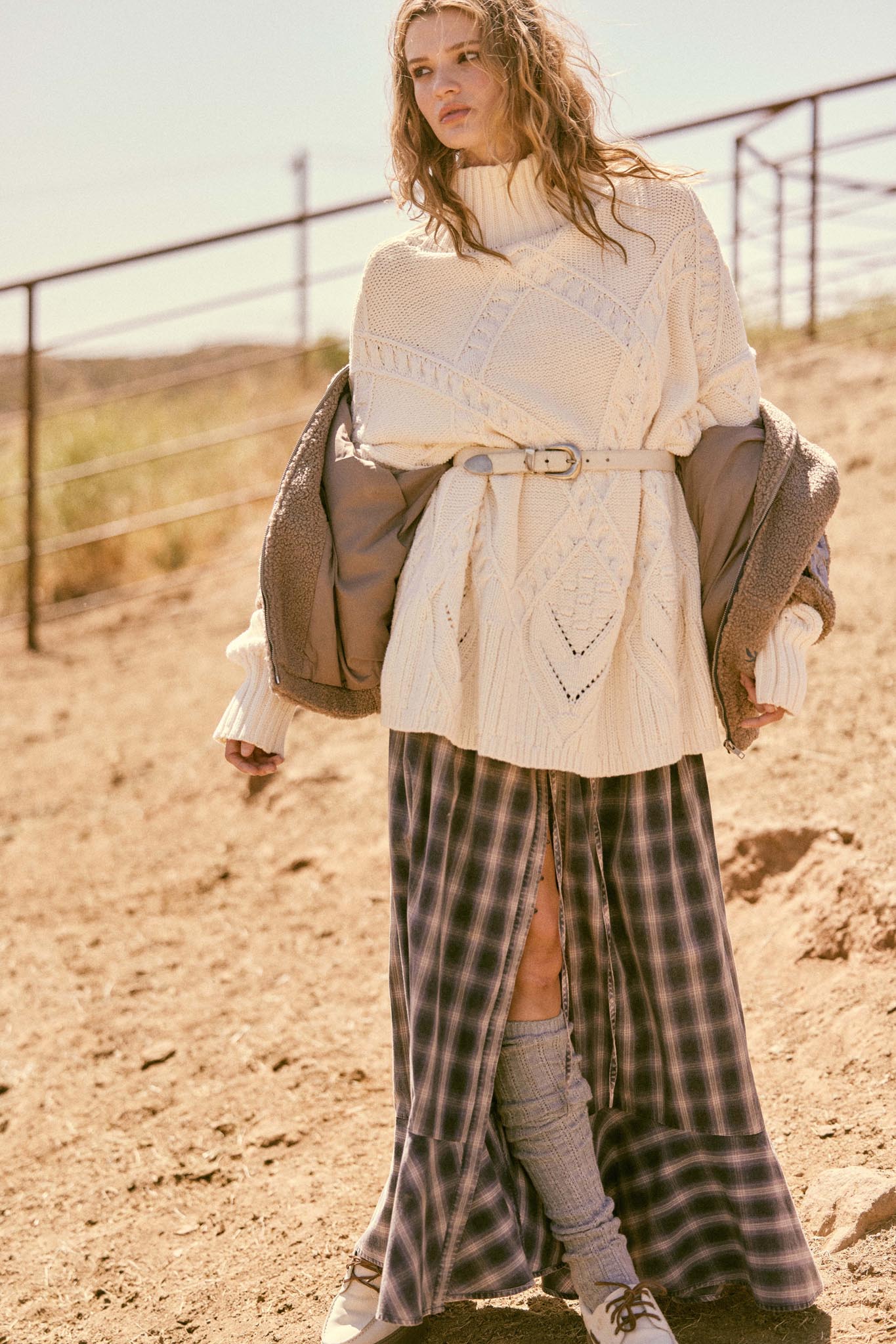 Off the Trail Plaid Flannel Button-Up Maxi Skirt - ShopPromesa