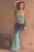 Evening Tide Ombre Mesh Mermaid Maxi Skirt - ShopPromesa