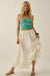 Pretty Precious Tonal-Stripe Ruffle Maxi Skirt - ShopPromesa