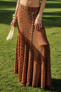 Blossoming Lace Floral Lace Drop-Waist Maxi Skirt - ShopPromesa