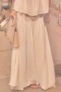 Meadow Song Floral-Embroidered Drop-Waist Maxi Skirt - ShopPromesa