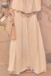 Meadow Song Floral-Embroidered Drop-Waist Maxi Skirt - ShopPromesa