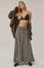 Play It Again Plaid Buttoned Drawstring Maxi Skirt - ShopPromesa