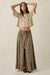 Play It Again Plaid Buttoned Drawstring Maxi Skirt - ShopPromesa