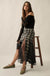Crossed My Mind Plaid and Lace Godet Maxi Skirt - ShopPromesa