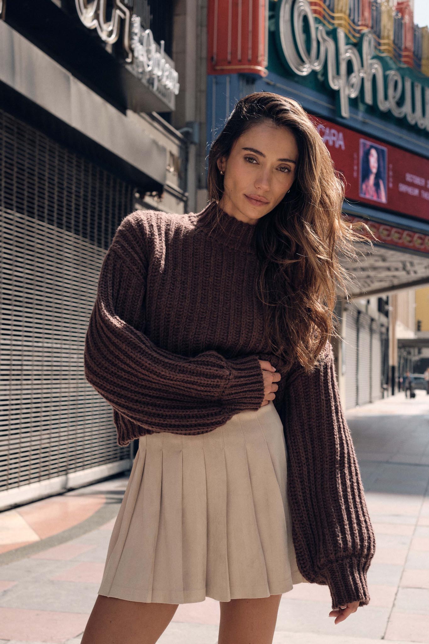 Call Me Cozy Chunky Ribbed Knit Mock Neck Sweater - ShopPromesa