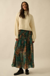 Call Me Cozy Chunky Ribbed Knit Mock Neck Sweater - ShopPromesa