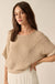 True Self Short-Sleeve Pointelle Rib-Knit Sweater - ShopPromesa