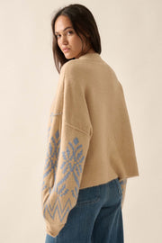 Altitude Adjustment Oversize Alpine Knit Sweater - ShopPromesa