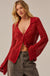 Diamond Dust Geometric Crochet Button-Up Cardigan