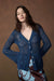 Diamond Dust Geometric Crochet Button-Up Cardigan