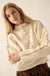 Wave Hello Lettuce-Edge Mock-Neck Sweater - ShopPromesa