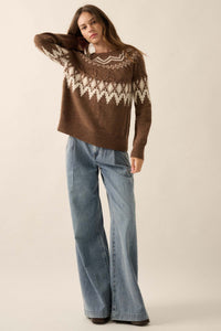 Call of the Mountains Alpine Cable Knit Sweater - ShopPromesa