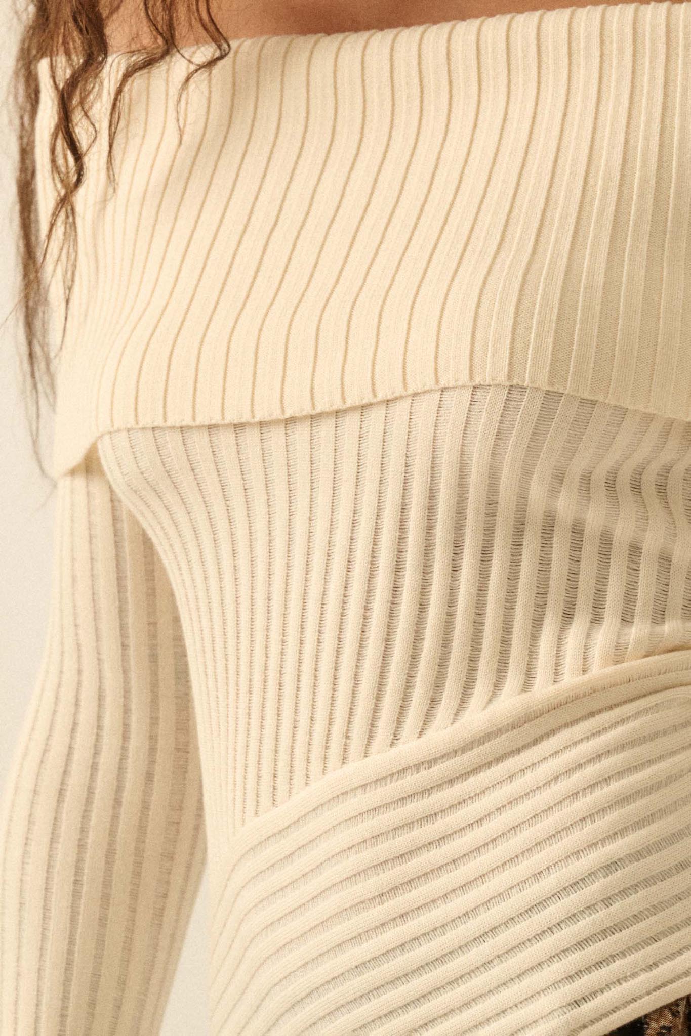 トップス ORIMI - prayer knit Sunday Sweater awaiting sleeves! : r/knitting