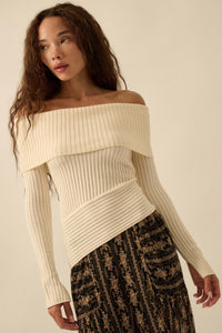 Finer Things Semi-Sheer Rib-Knit Mock-Neck Top - ShopPromesa