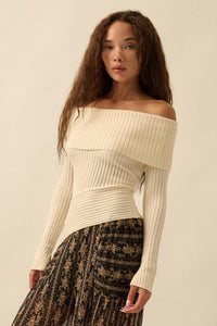 Finer Things Semi-Sheer Rib-Knit Mock-Neck Top - ShopPromesa