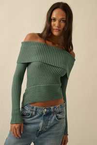 Finer Things Semi-Sheer Rib-Knit Mock-Neck Top - ShopPromesa