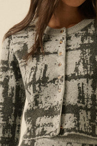 Fair and Square Plaid Jacquard-Knit Cardigan - ShopPromesa