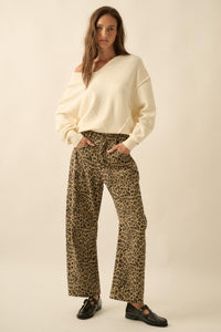 A Cute Angle Asymmetrical Exposed-Seam Sweater - ShopPromesa