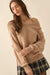 A Cute Angle Asymmetrical Exposed-Seam Sweater - ShopPromesa