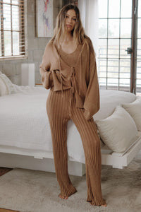 Promise the Label Textured Knit Cardigan and Tank - ShopPromesa