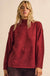 Promise the Label Textured Mock-Neck Sweater - ShopPromesa