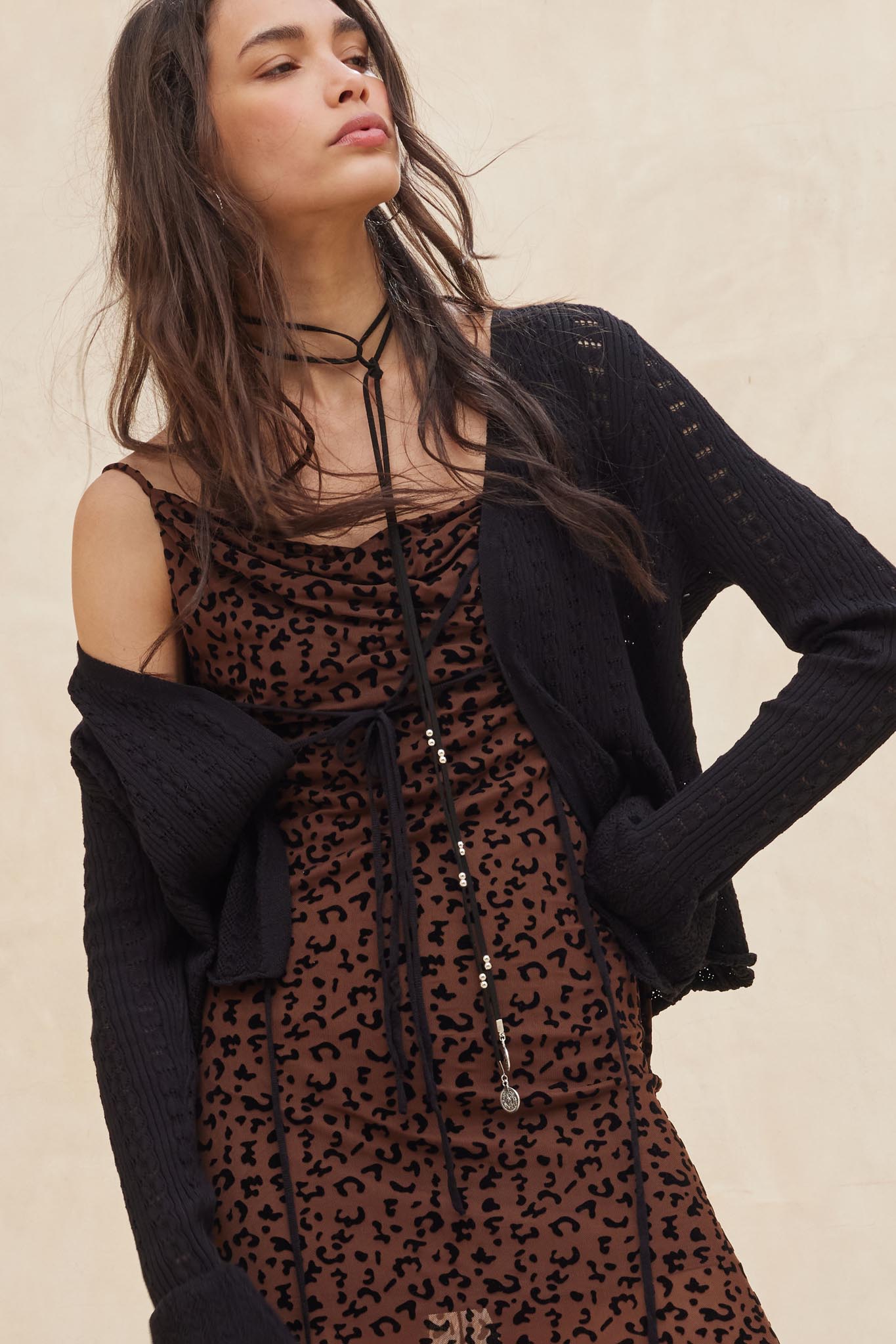 On My Way Pointelle Rib-Knit Peplum Cardigan - ShopPromesa