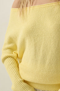 Promise the Label Textured One-Shoulder Sweater - ShopPromesa