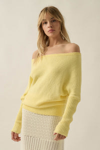 Promise the Label Textured One-Shoulder Sweater - ShopPromesa