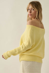 Promise the Label Textured One-Shoulder Sweater - ShopPromesa