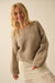 Keep Me Warm Textured Knit Balloon-Sleeve Sweater - ShopPromesa