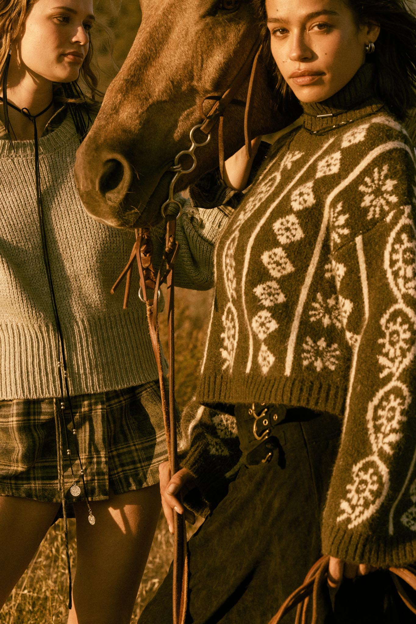 First Frost Mock-Neck Nordic-Knit Sweater - ShopPromesa