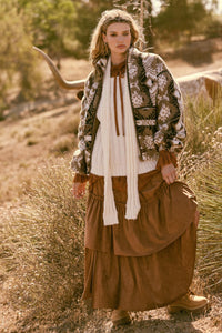 Keep Your Cool Textured Ribbed Knit Scarf Sweater - ShopPromesa