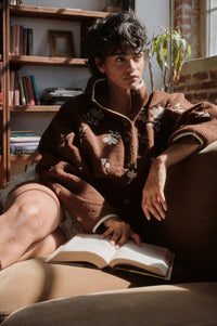 Plush Posies Floral-Embroidered Fleece Pullover - ShopPromesa