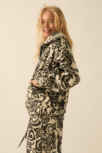 Dream World Paisley Fleece Half-Zip Pullover - ShopPromesa