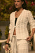 Anything for You Pointelle-Knit Collared Cardigan - ShopPromesa