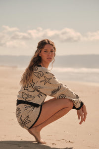 Beach Bash Nautical Jacquard-Knit Sweater - ShopPromesa