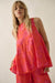 So Delightful Floral Sleeveless A-Line Swing Top - ShopPromesa