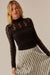 Lost Love Layered Lace Ruched Mock-Neck Bodysuit - ShopPromesa