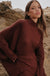 Uptown Ease Ribbed Knit Asymmetrical Poncho Sweater - ShopPromesa