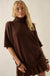Safe Haven Textured Short-Sleeve Cowl-Neck Sweater - ShopPromesa